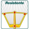 Escoba multiusos dientes redondos