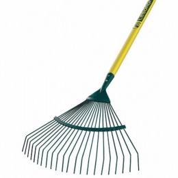 Escoba para césped dientes redondos